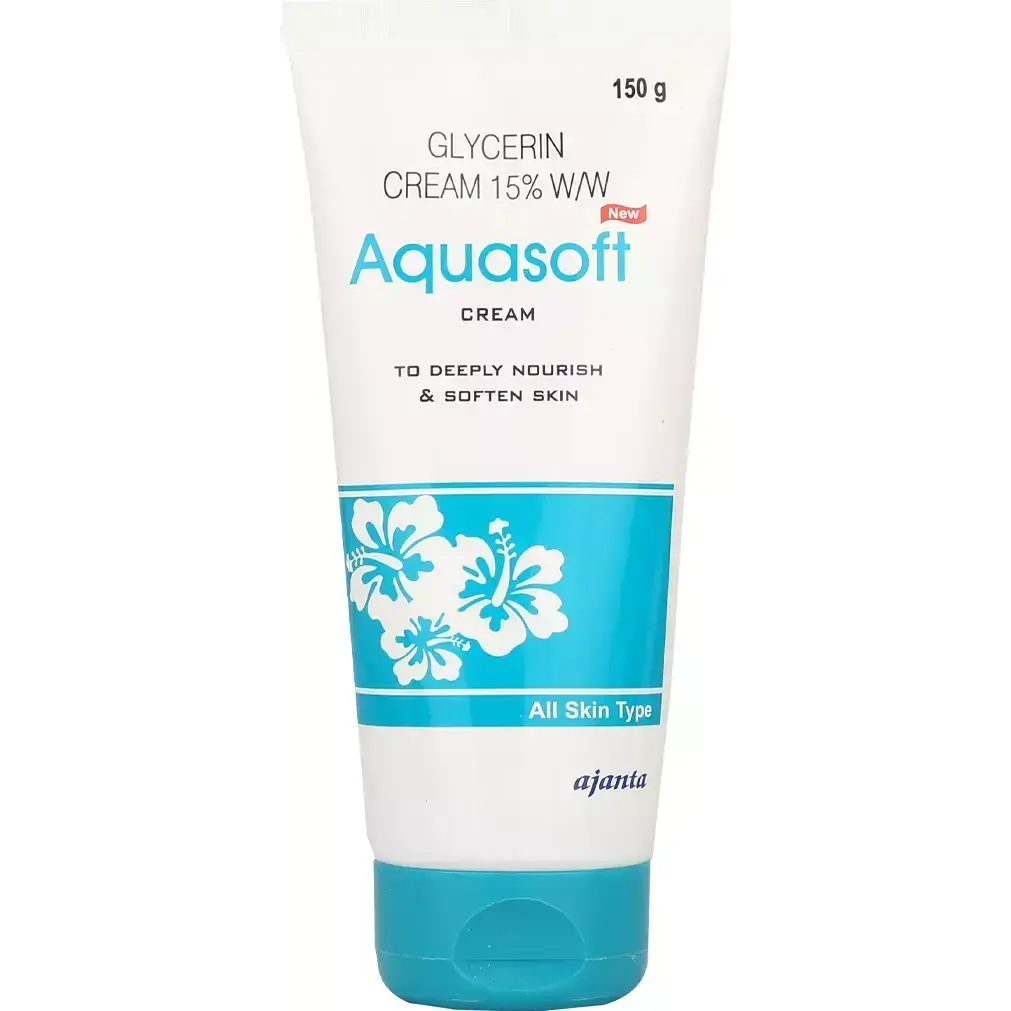 Aquasoft Moisturising Cream | Nourishes & Softens the Skin | For All Skin Types | Paraben-Free 150gm